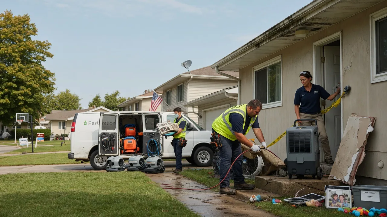 Water Damage Restoration in Fairview, IL near me